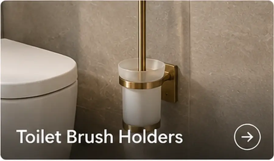 oilet brush holder for hotel and apartment bathroom projects